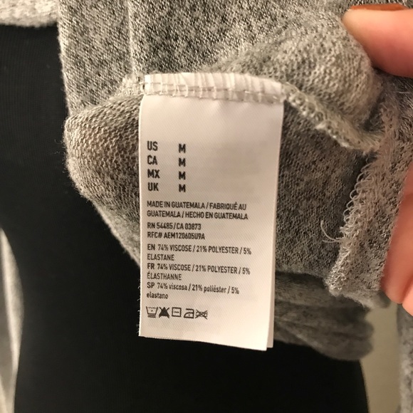 AMERICAN EAGLE | Gray Soft Sexy Plush Sweater M - Picture 7 of 8